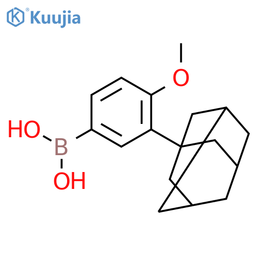 3-(1-Adamantyl)-4-methoxyphenylboronic Acid structure