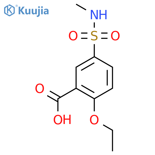 2-ethoxy-5-(methylsulfamoyl)benzoic Acid structure