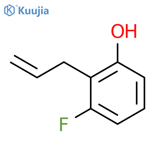 Phenol, 3-fluoro-2-(2-propenyl)- (9CI) structure
