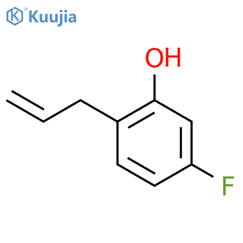 Phenol, 5-fluoro-2-(2-propenyl)- (9CI) structure