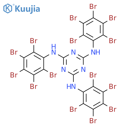 N~2~,N~4~,N~6~-Tris(pentabromophenyl)-1,3,5-triazine-2,4,6-triamine structure