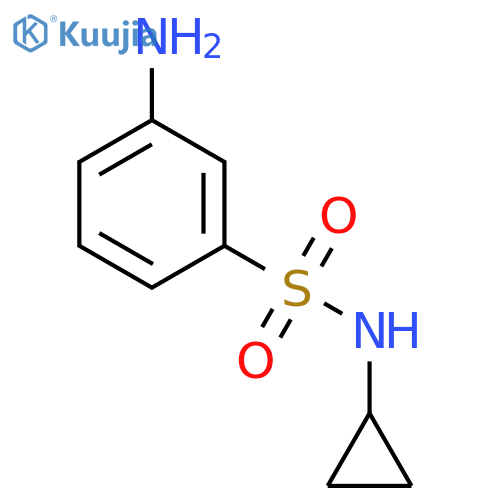 N-Cyclopropyl 3-Aminobenzenesulfonamide structure