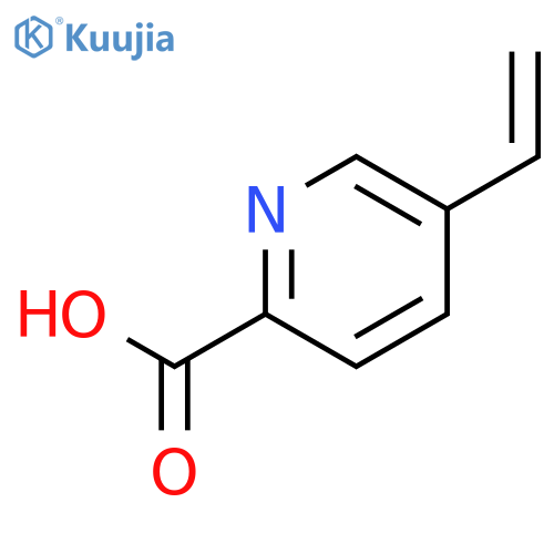 5-ethenyl-2-Pyridinecarboxylic acid structure