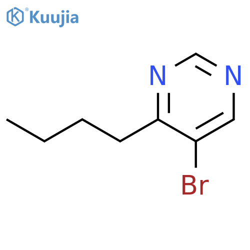 5-Bromo-4-butylpyrimidine structure
