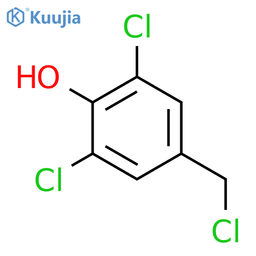 Phenol, 2,6-dichloro-4-(chloromethyl)- structure