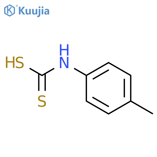 CARBAMODITHIOIC ACID, (4-METHYLPHENYL)- structure