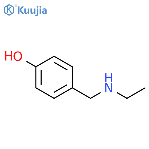 4-(Ethylamino)methylphenol structure