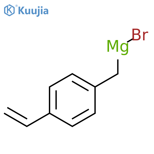 Magnesium, bromo[(4-ethenylphenyl)methyl]- structure