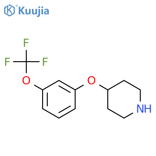 4-3-(trifluoromethoxy)phenoxypiperidine structure