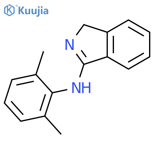 1H-ISOINDOL-3-AMINE, N-(2,6-DIMETHYLPHENYL)- structure