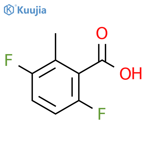 3,6-Difluoro-2-methylbenzoic acid structure