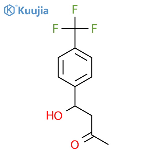 2-Butanone, 4-hydroxy-4-[4-(trifluoromethyl)phenyl]- structure