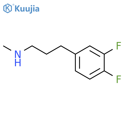 3-(3,4-Difluorophenyl)-N-Methylpropan-1-aMine structure