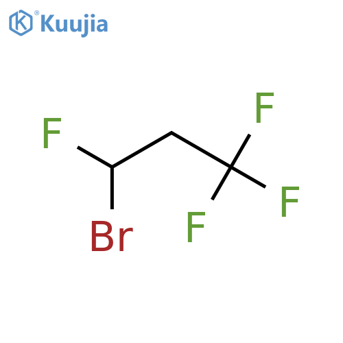 Propane, 3-bromo-1,1,1,3-tetrafluoro- structure