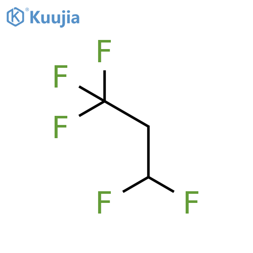 1,1,1,3,3-Pentafluoropropane structure