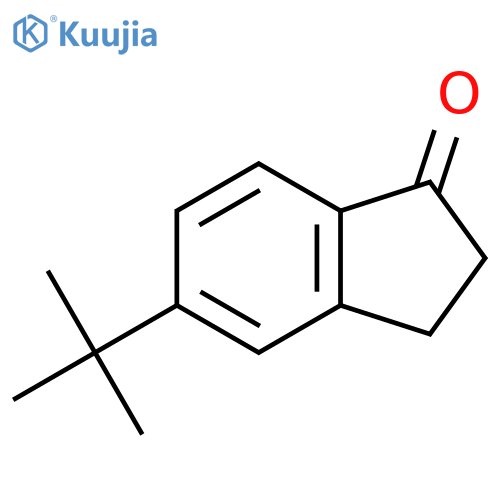 5-tert-butyl-2,3-dihydroinden-1-one structure