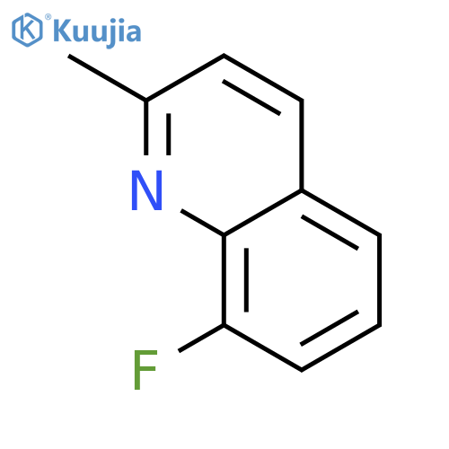 8-Fluoro-2-methylquinoline structure