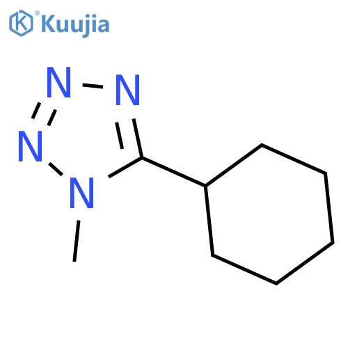1H-Tetrazole, 5-cyclohexyl-1-methyl- structure