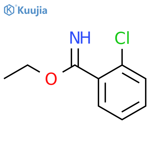 ethyl 2-chlorobenzene-1-carboximidate structure