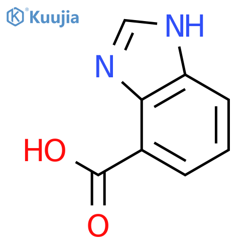 1H-1,3-benzodiazole-4-carboxylic acid structure