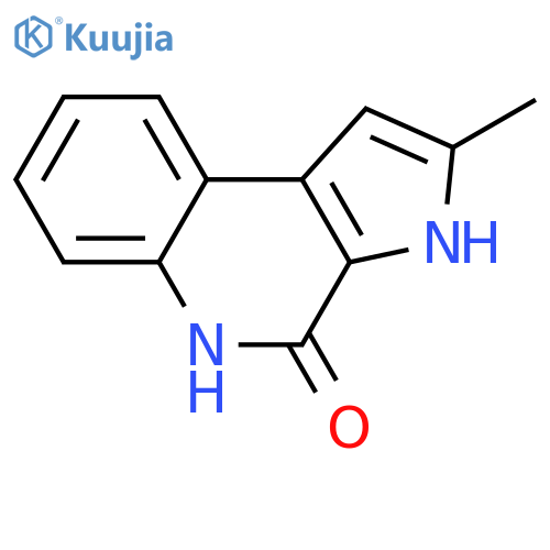 3,5-dihydro-2-methyl-4H-Pyrrolo[2,3-c]quinolin-4-one structure