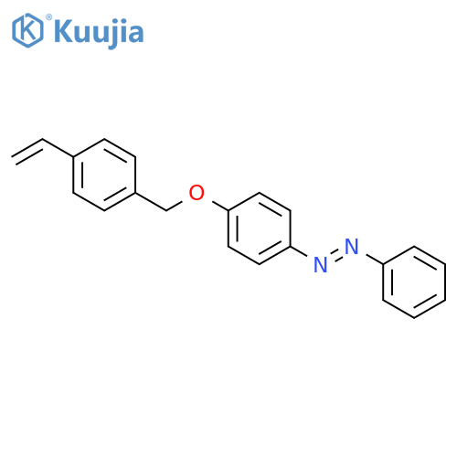 (E)-1-{4-[(4-Ethenylphenyl)methoxy]phenyl}-2-phenyldiazene structure