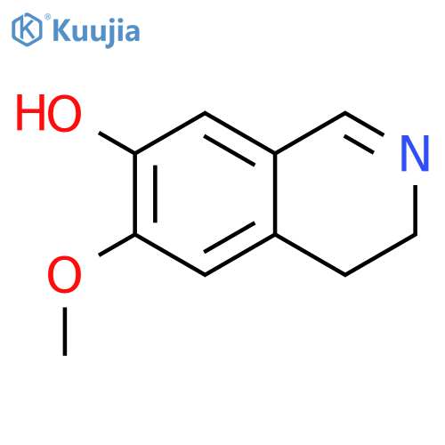 7-Hydroxy-6-methoxy-3,4-dihydroisoquinoline (~90% by HPLC) structure