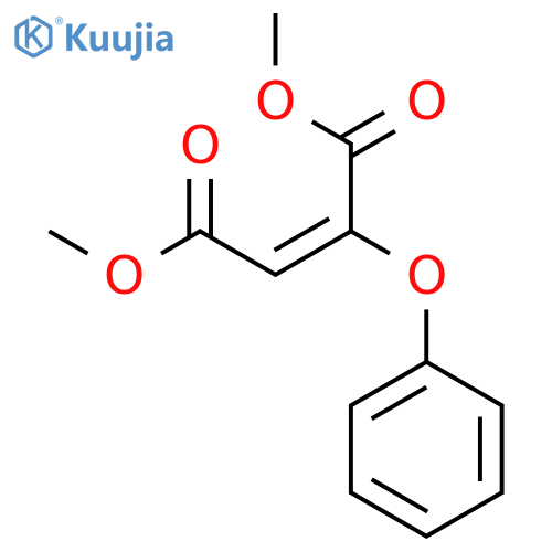 2-Butenedioic acid, 2-phenoxy-, dimethyl ester, (E)- structure