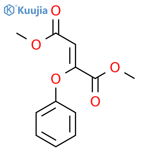 2-Butenedioic acid, 2-phenoxy-, dimethyl ester, (Z)- structure