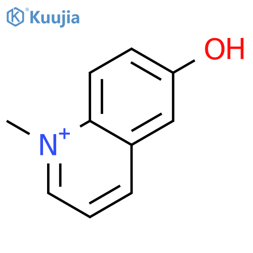 Quinolinium, 6-hydroxy-1-methyl- structure
