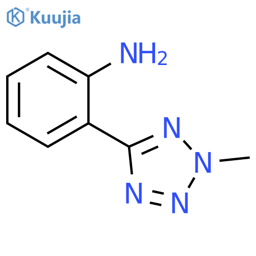 2-(2-methyl-2H-tetrazol-5-yl)aniline structure