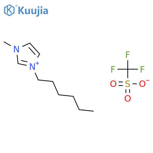 1-Hexyl-3-methylimidazolium Trifluoromethanesulfonate structure