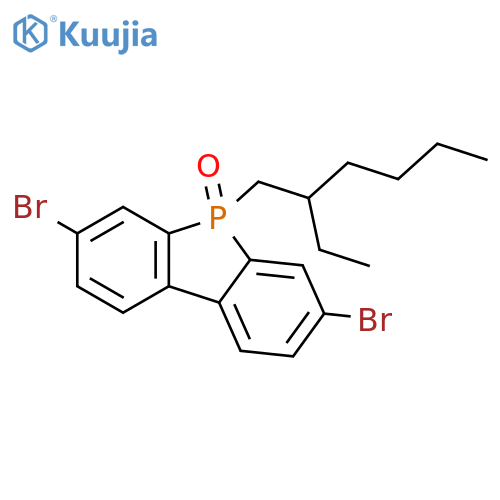 5H-BENZO[B]PHOSPHINDOLE, 3,7-DIBROMO-5-(2-ETHYLHEXYL)-, 5-OXIDE structure