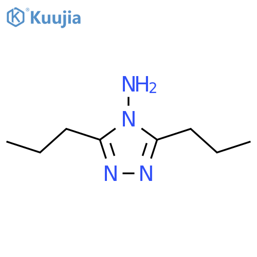 4H-1,2,4-Triazol-4-amine,3,5-dipropyl- structure