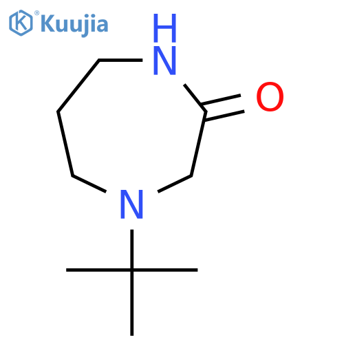 4-Tert-butyl-1,4-diazepan-2-one structure
