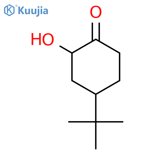 4-tert-butyl-2-hydroxycyclohexan-1-one structure