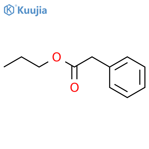 Benzeneacetic acid,propyl ester structure