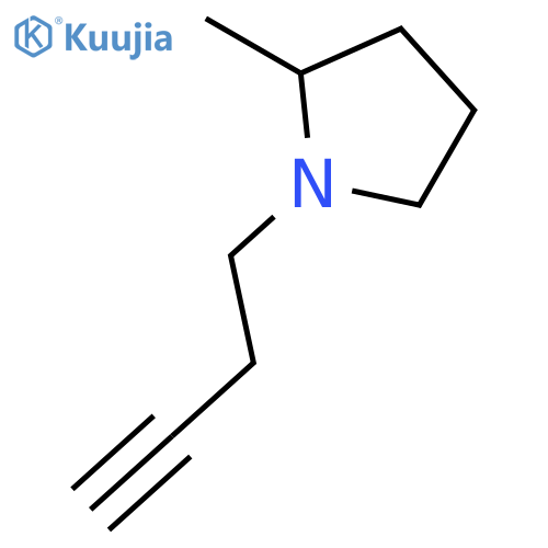(2R)-1-BUT-3-YN-1-YL-2-METHYLPYRROLIDINE structure