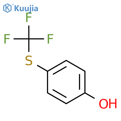 4-(Trifluoromethylthio)phenol structure