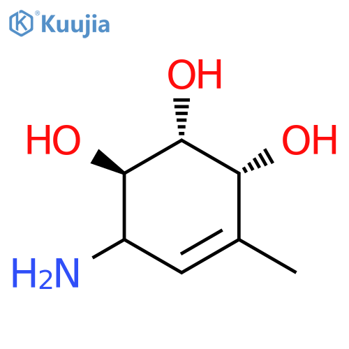 4-Cyclohexene-1,2,3-triol, 6-amino-4-methyl-, (1R,2R,3R)-rel- (9CI) structure