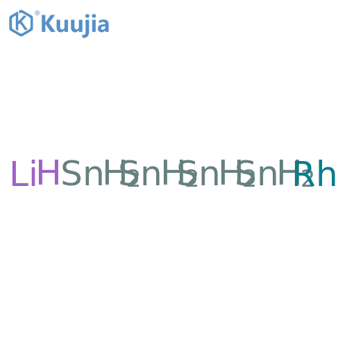 Lithium, compd. with rhodium and tin (1:1:4) structure