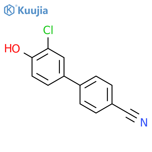 4-(3-chloro-4-hydroxyphenyl)benzonitrile structure