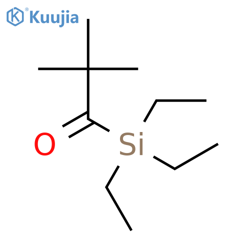 Silane, (2,2-dimethyl-1-oxopropyl)triethyl- structure