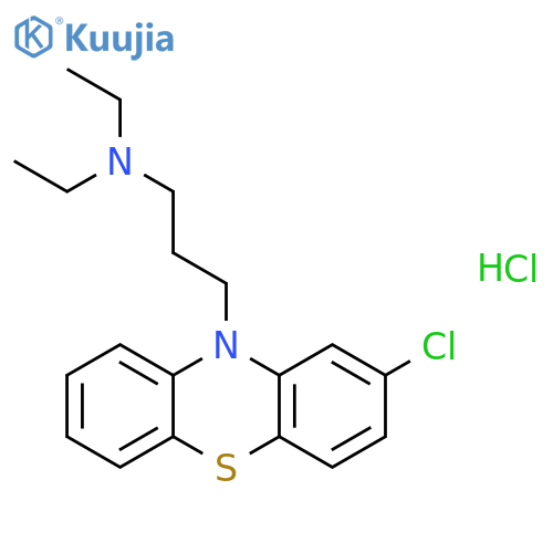 Chlorproethazine Hydrochloride structure