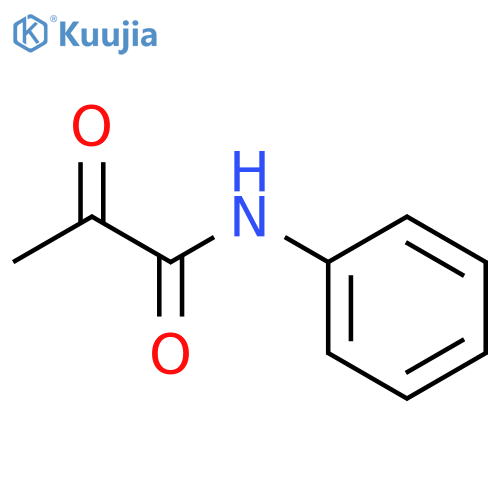 2-oxo-N-phenylpropanamide structure