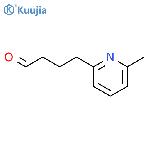 4-(6-methylpyridin-2-yl)butanal structure