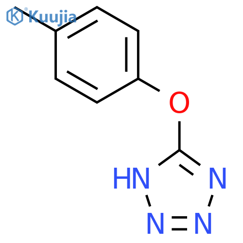 1H-Tetrazole, 5-(4-methylphenoxy)- structure