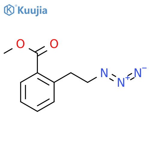 methyl 2-(2-azidoethyl)benzoate structure