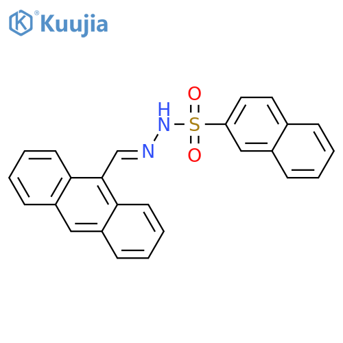 2-NAPHTHALENESULFONIC ACID, (9-ANTHRACENYLMETHYLENE)HYDRAZIDE structure