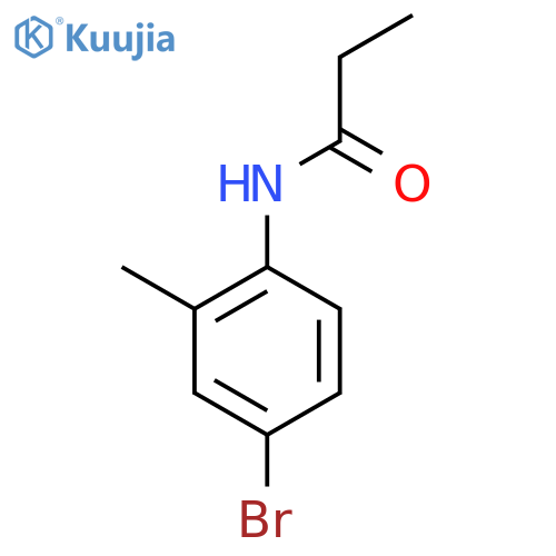 N-(4-Bromo-2-methylphenyl)propanamide structure